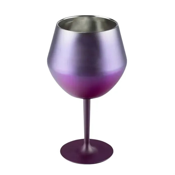 400ML Wine Glass with Stainless Steel Base