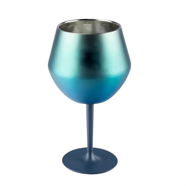 400ML Wine Glass with Stainless Steel Base