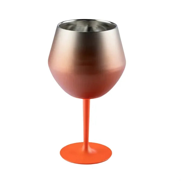 400ML Wine Glass with Stainless Steel Base