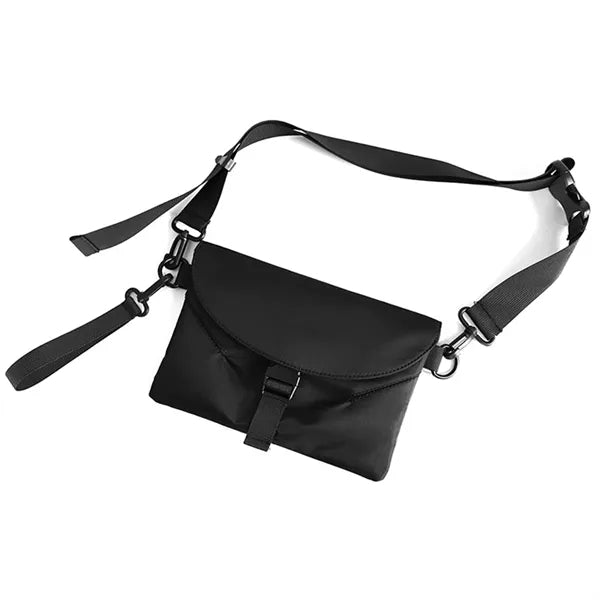 Men's Black Waterproof Sling Chest Bag