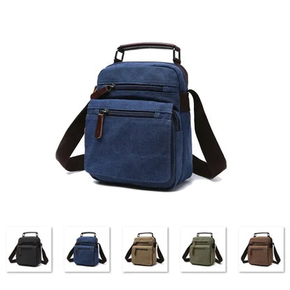 Men's Canvas Messenger Shoulder Bag