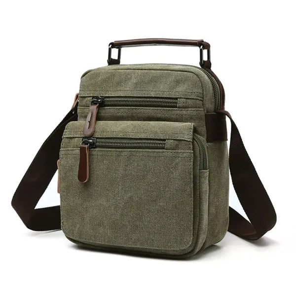 Men's Canvas Messenger Shoulder Bag