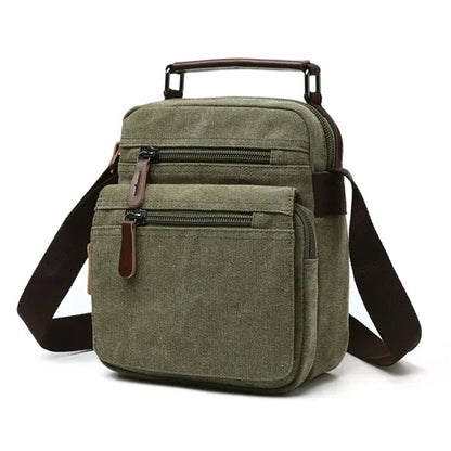 Men's Canvas Messenger Shoulder Bag