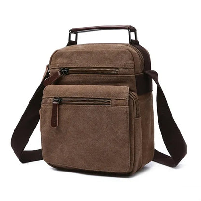 Men's Canvas Messenger Shoulder Bag