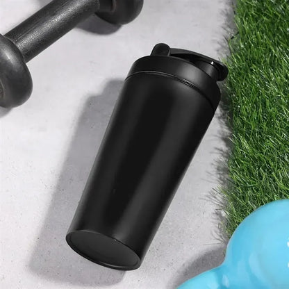 Shaker Bottle with Stainless Steel Mixing Ball
