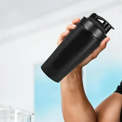 Shaker Bottle with Stainless Steel Mixing Ball