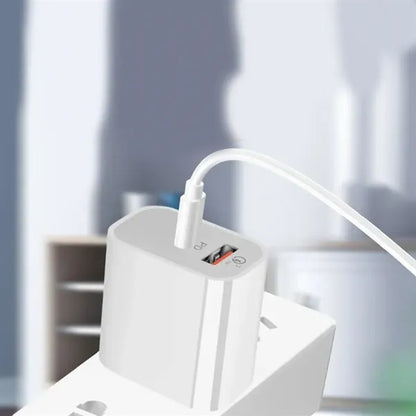 Dual Port  20W PD Quick Charger for Fast Charging