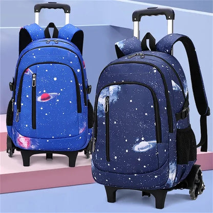 Boys' 18.5in Rolling Backpack - 6-Wheel Luggage