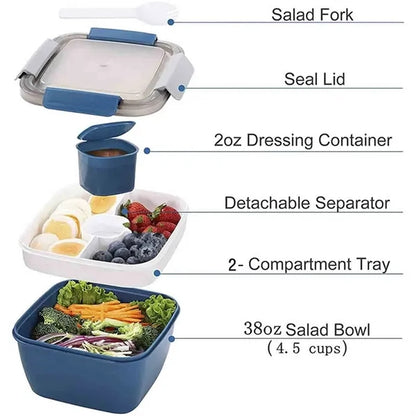 Salad Lunch Box with Fork