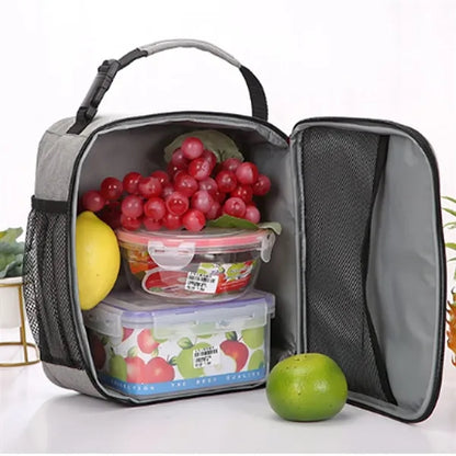 Oxford Insulated Picnic Lunch Bag with Strap