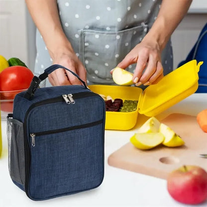 Oxford Insulated Picnic Lunch Bag with Strap