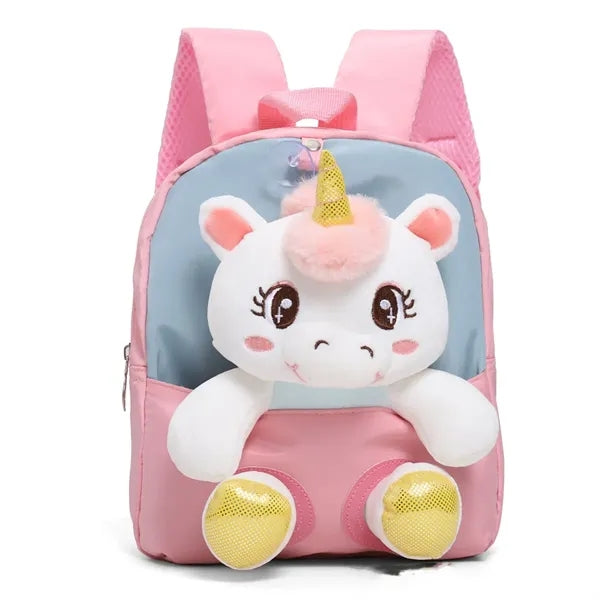 Girls' Pink Unicorn Backpack for Kids