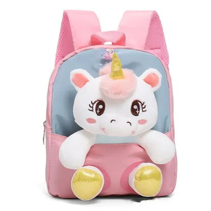 Girls' Pink Unicorn Backpack for Kids