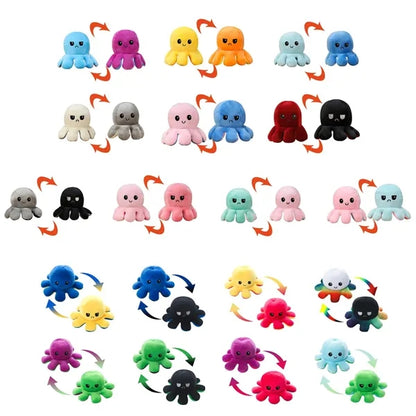 Flip Octopus Plush Toy for Stress Relief