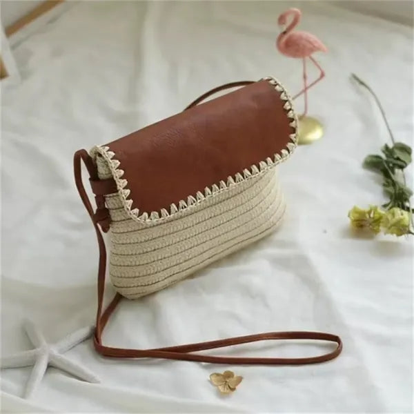 Women's Straw Woven Shoulder Bag