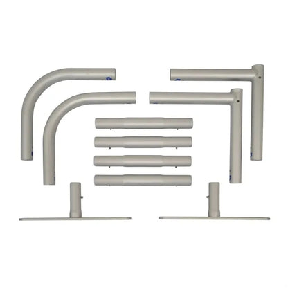 2'W x 2'H  EuroFit Tabletop Straight Wall Hardware
