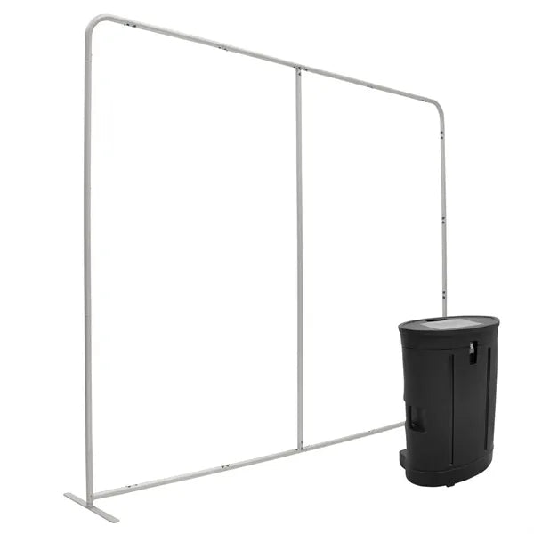 10'W x 90"H EuroFit Straight Wall Plus Hardware Kit