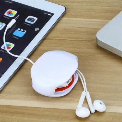 Silicone Cable Organizer Case for EarphonesCharging Cords