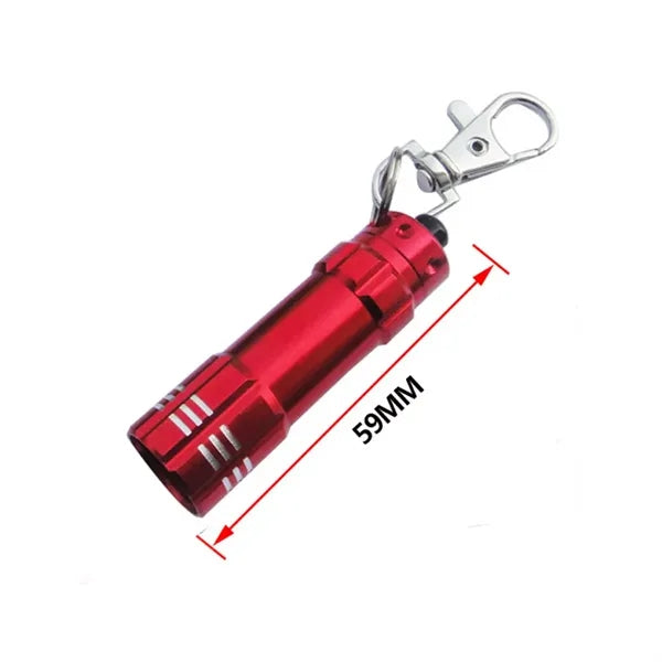 Aluminum 3 LED Keychain Flashlight