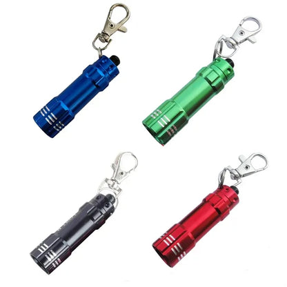 Aluminum 3 LED Keychain Flashlight