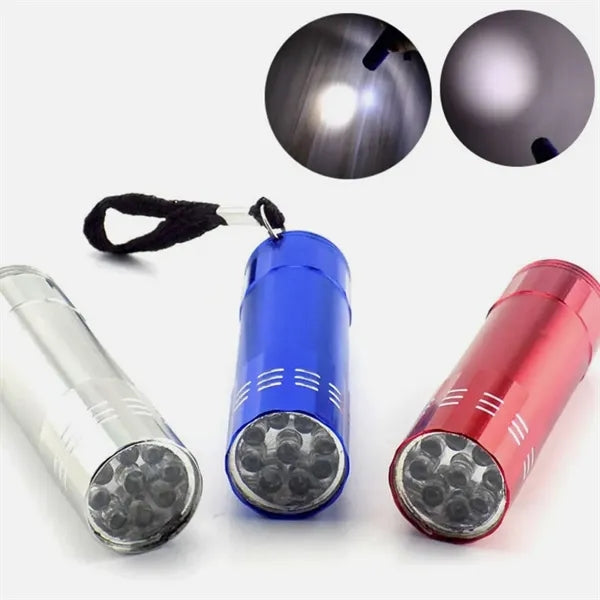 Aluminum 3 LED Keychain Flashlight
