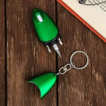 Multi-Function Pen with Screwdriver, Stylus & LED Light
