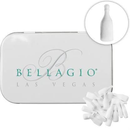 Rectangular Tin with Bottle Shaped Mints