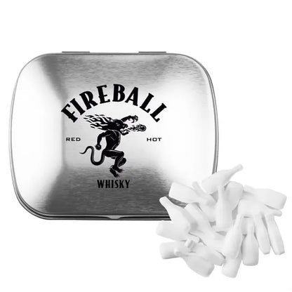 Domed Tin with Bottle Shaped Mints