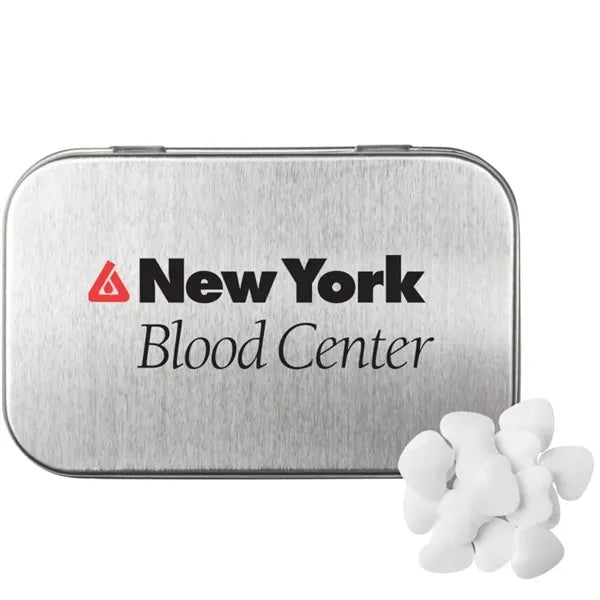 Rectangular Tin with Heart Shaped Mints
