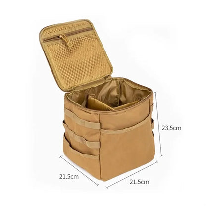 11L Tactical Utility Tote Bag W/ Webbing and Handle