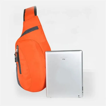 Foldable Lightweight Sling Backpack W/ Multi-Pocket Design