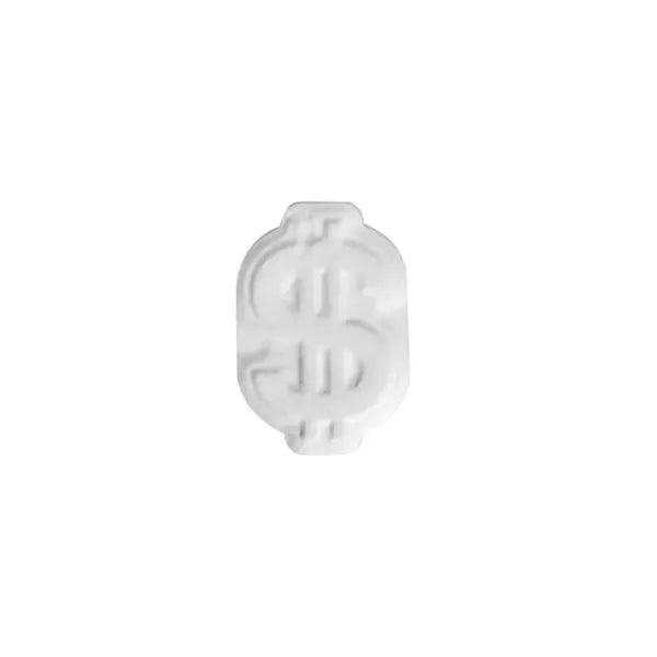 Rectangular Tin with Dollar Sign Shaped Mints