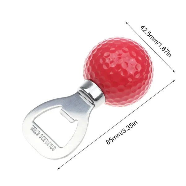 Golf Ball Shape Bottle Opener Custom Logo Option
