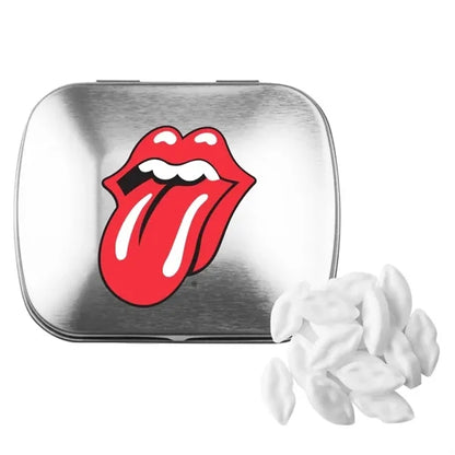 Domed Tin with Lip Shaped Mints