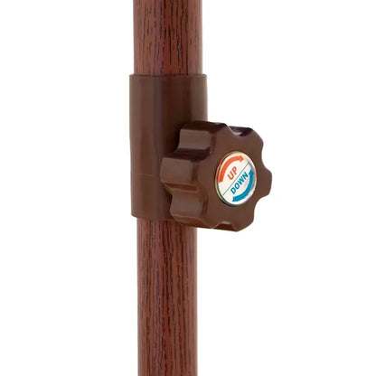 9' Wood Look Tilting Market Umbrella Kit (1 Imprint)
