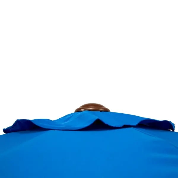 9' Wood Look Tilting Market Umbrella Kit (1 Imprint)