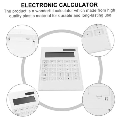 Large Display Durable Solar Calculator with Stand
