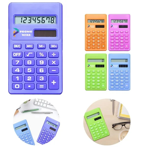 Mini Solar Battery Shatterproof Durable Calculator