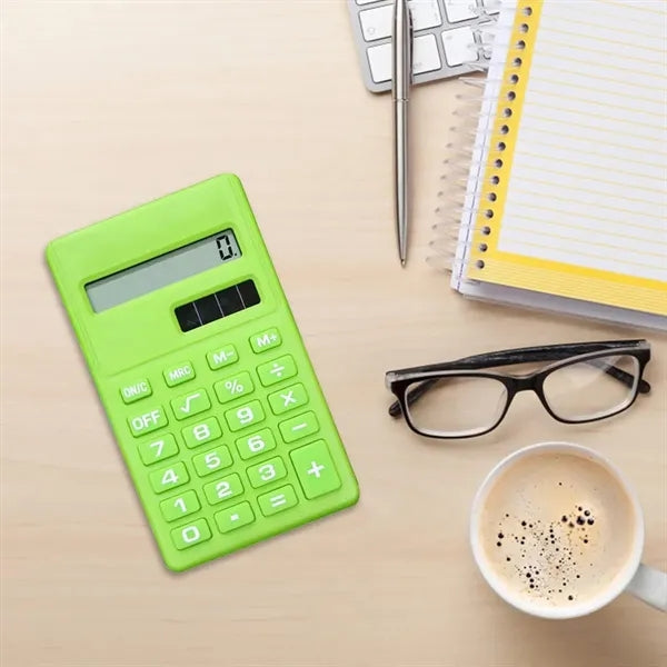 Mini Solar Battery Shatterproof Durable Calculator