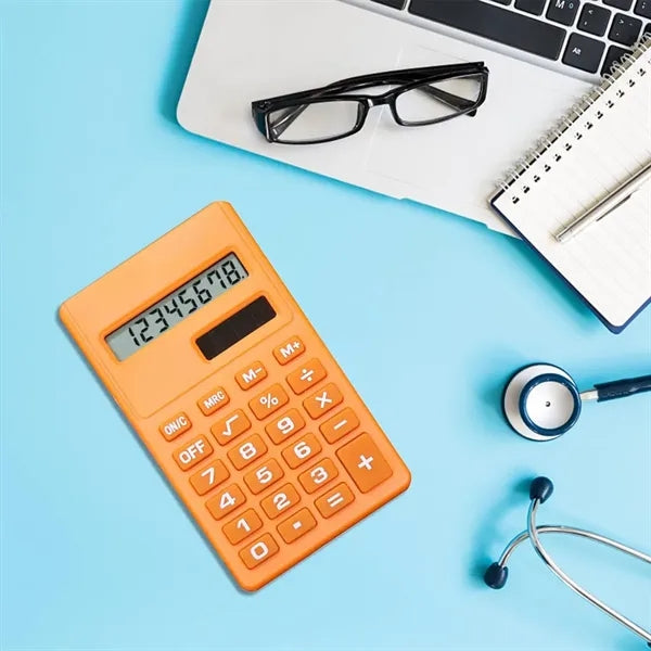 Mini Solar Battery Shatterproof Durable Calculator