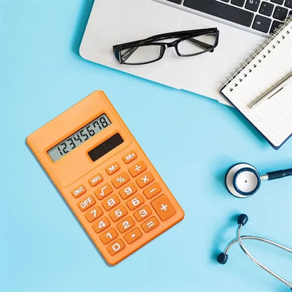 Mini Solar Battery Shatterproof Durable Calculator