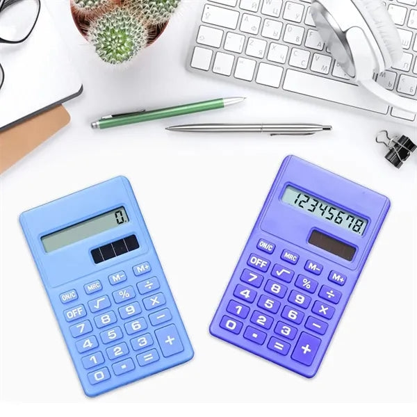 Mini Solar Battery Shatterproof Durable Calculator