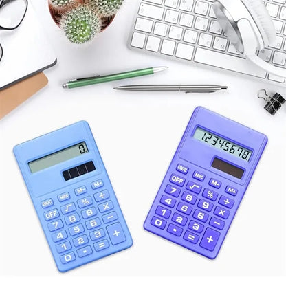 Mini Solar Battery Shatterproof Durable Calculator