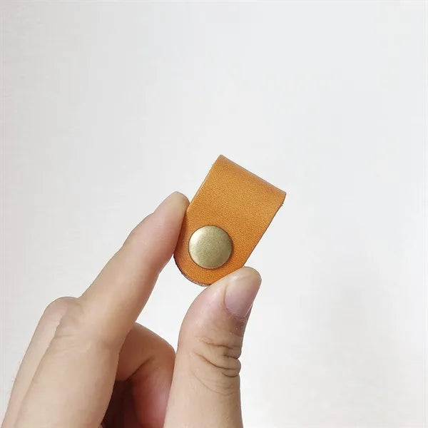 Handmade Practical Buckle Storage Genuine Leather Hub