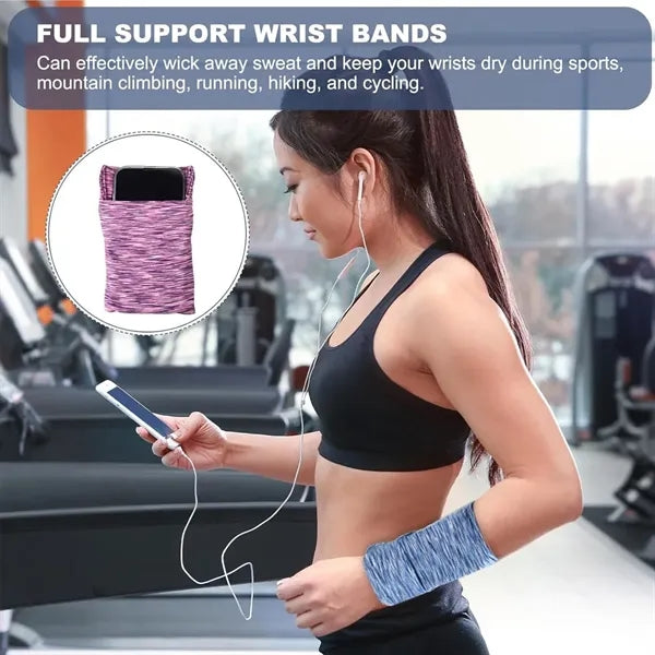 Sweat-Absorbing Quick-Drying Large-Capacity Sports Arm Bag