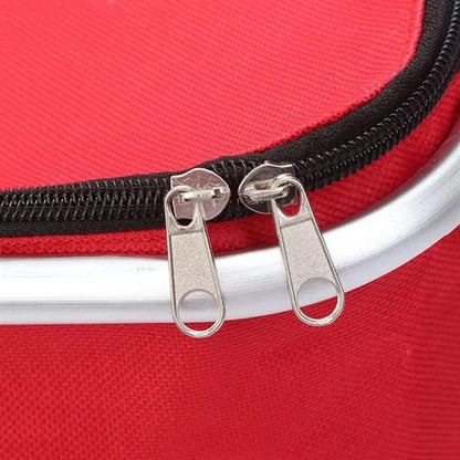 Aluminum Film Dual Function Folding Picnic Basket