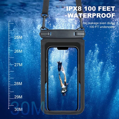 Waterproof IPX8 Dual Capacity Mobile Phone Bag