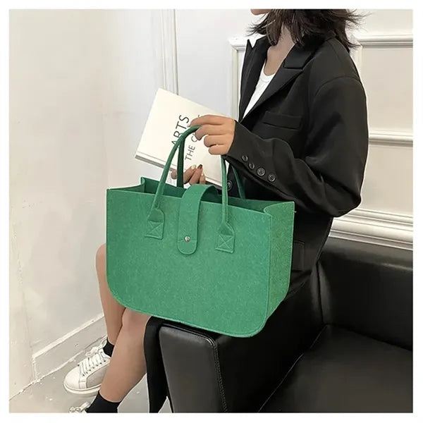 Large Capacity Felt Durable Shopping Storage Bag