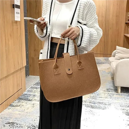 Large Capacity Felt Durable Shopping Storage Bag