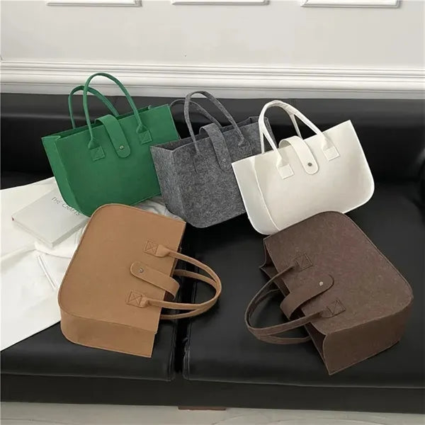 Large Capacity Felt Durable Shopping Storage Bag